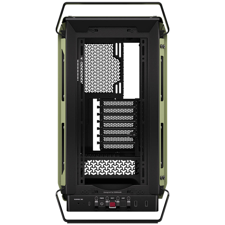 CORSAIR WARTHOG Performance Mid-Tower Case, Mil Vert