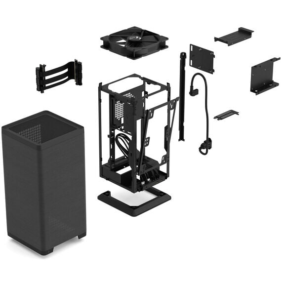 Fractal Design Mood Mini-ITX Tower Black Mesh Side Panel
