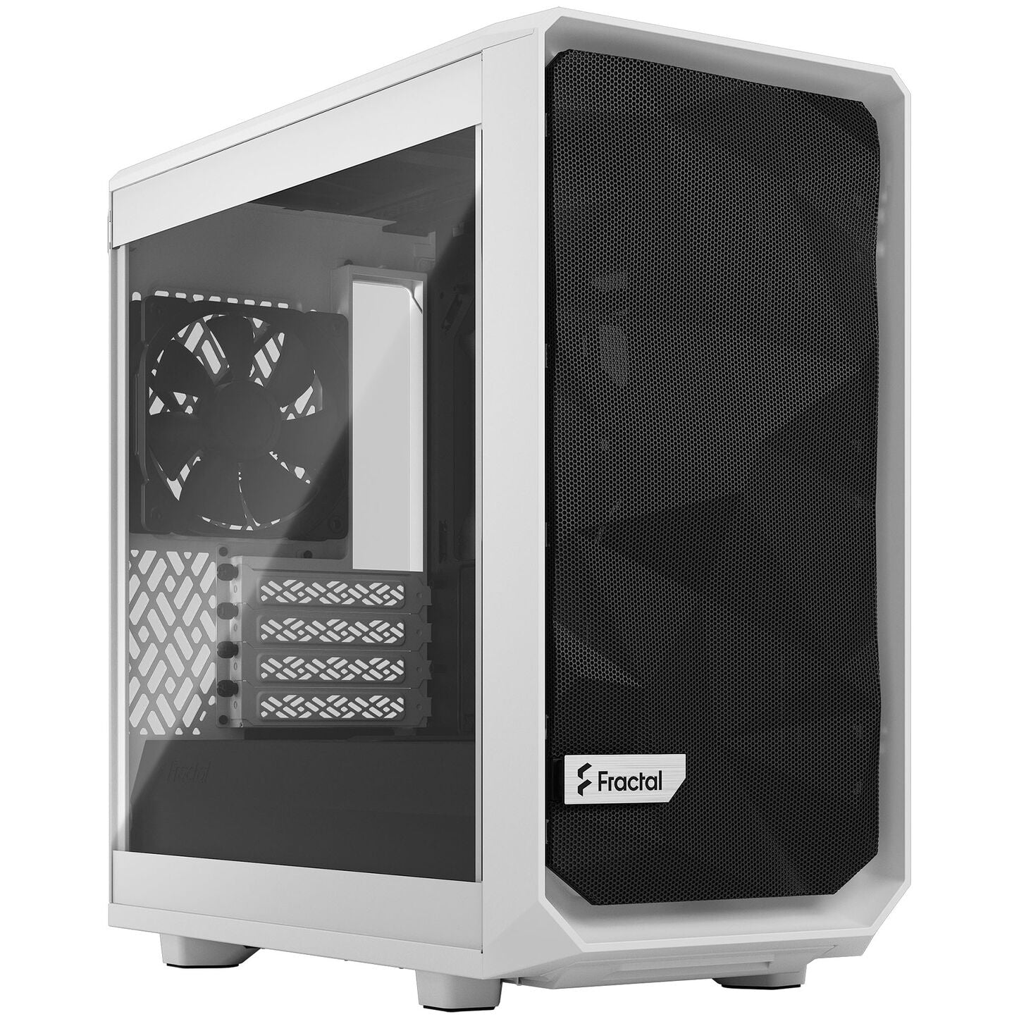 Fractal Design Meshify 2 Mini Micro-ATX Gehäuse - Tempered Glass, weiß