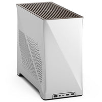 Fractal Design Era 2 Mini-ITX Tower Silver / Brown Mesh Side Panel, USB 3.2 Gen 2x2 Type-C USB 3.2 Gen 1 Type-A
