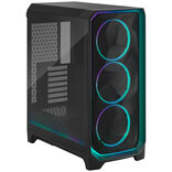 Fractal Design Meshify 3 Ambience Pro RGB ATX Mid Tower noir avec panneau latéral en verre trempé teinté et USB 3.2 Gen 2x2 Type-C, USB 3.2 Gen 1 Type-A