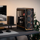 Fractal Design Meshify 3 Ambience Pro RGB ATX Mid Tower noir avec panneau latéral en verre trempé teinté et USB 3.2 Gen 2x2 Type-C, USB 3.2 Gen 1 Type-A