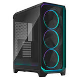 Fractal Design Meshify 3 Ambience Pro RGB ATX Mid Tower noir avec panneau latéral en verre trempé teinté et USB 3.2 Gen 2x2 Type-C, USB 3.2 Gen 1 Type-A