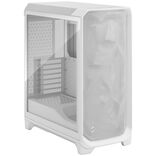 Fractal Design Meshify 3 ATX Mid Tower White with Tempered Glass Side Panel and USB 3.2 Gen 2x2 Type-C USB 3.2 Gen 1 Type-A