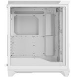 Fractal Design Meshify 3 White TG Clear PC-Gehäuse, Midi-Tower, E-ATX - weiß