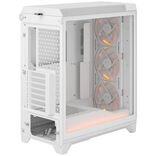Fractal Design Meshify 3 Ambience Pro RGB ATX Mid Tower White with Tempered Glass Side Panel and USB 3.2 Gen 2x2 Type-C, USB 3.2 Gen 1 Type-A