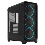 Fractal Design Meshify 3 ATX Mid Tower Black with Tinted Tempered Glass Side Panel and USB 3.2 Gen 2x2 Type-C, USB 3.2 Gen 1 Type-A Front Panel