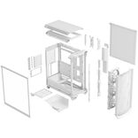 Fractal Design Meshify 3 White RGB TG Clear Tint