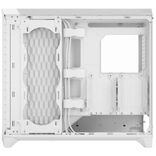 Fractal Design Meshify 3 XL RGB TG PC Gehäuse - Big-Tower, E-ATX, Tempered Glass - weiß