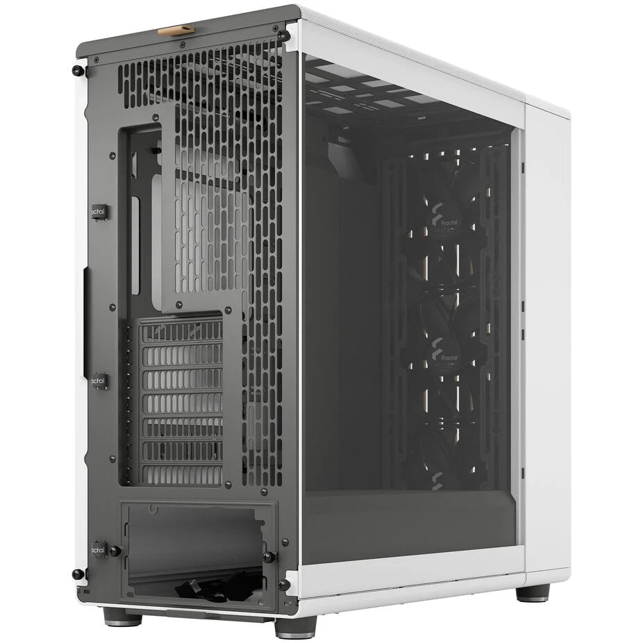 Fractal Design North XL RC ATX Full Tower Chalk White avec panneau latéral en verre trempé et ports USB 3.2 Gen 2 Type-C / USB 3.2 Gen 1 Type-A