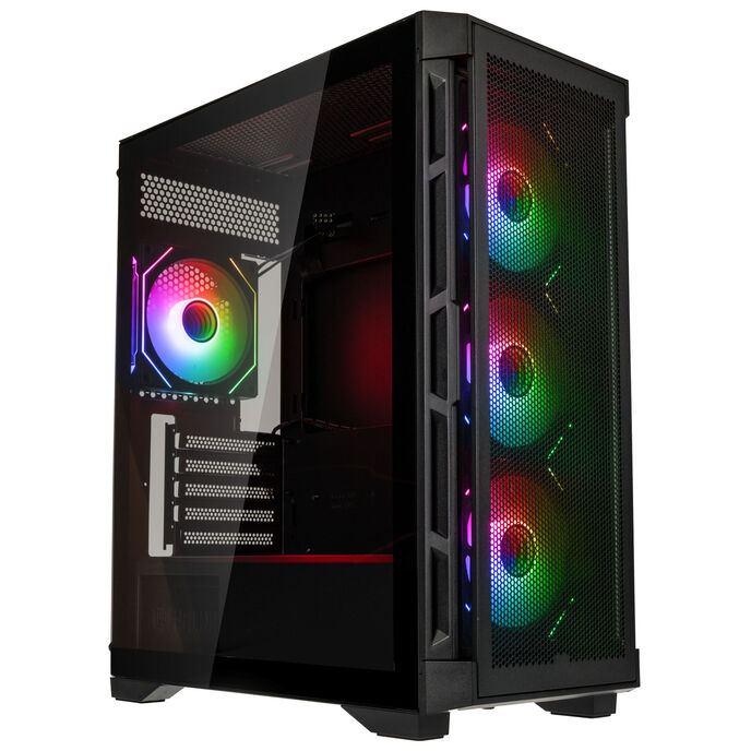 GSI SmartAssembly ARGB Mesh Micro-ATX Case - 650W Bronze