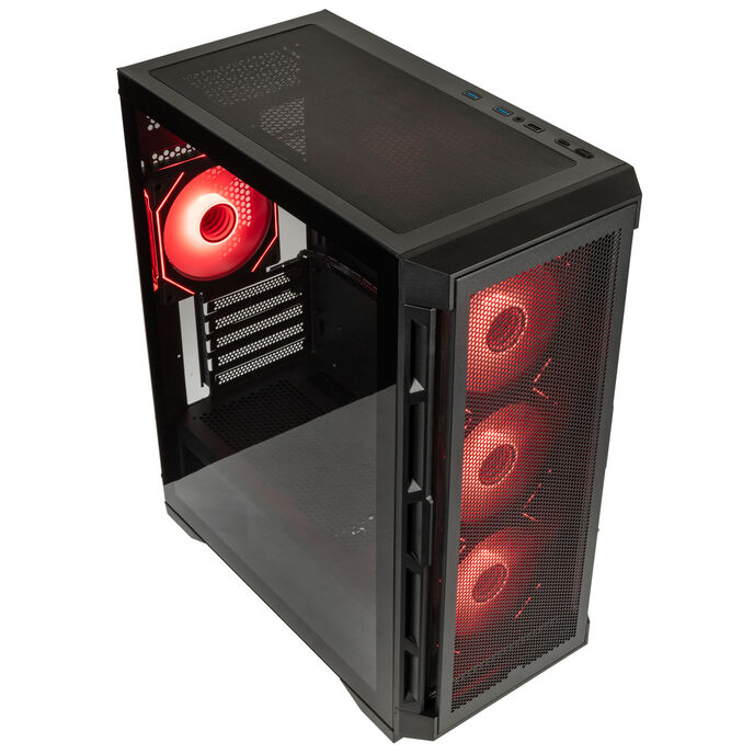 GSI SmartAssembly ARGB Mesh Micro-ATX Case - 650W Bronze