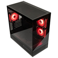 GSI SmartAssembly ARGB Glass Micro-ATX Case - 650W Bronze