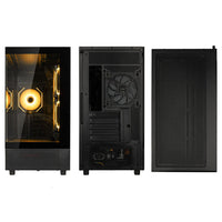 GSI SmartAssembly ARGB Glass Micro-ATX Case - 650W Bronze