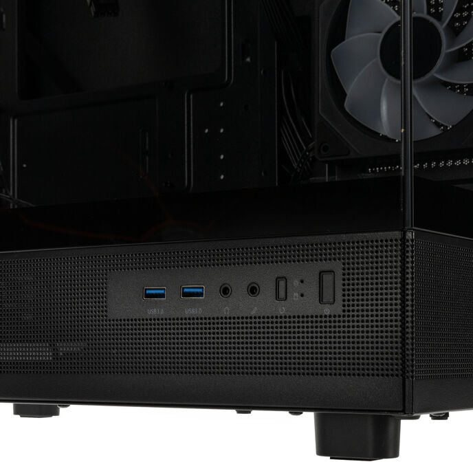 GSI SmartAssembly ARGB Glass Micro-ATX Case - 650W Bronze