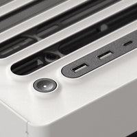 HAVN HS420 ATX Mid Tower White with Tempered Glass Side Panel and USB 3.2 Gen 2 Type-C, USB 3.2 Gen 1 Type-A Front Panel