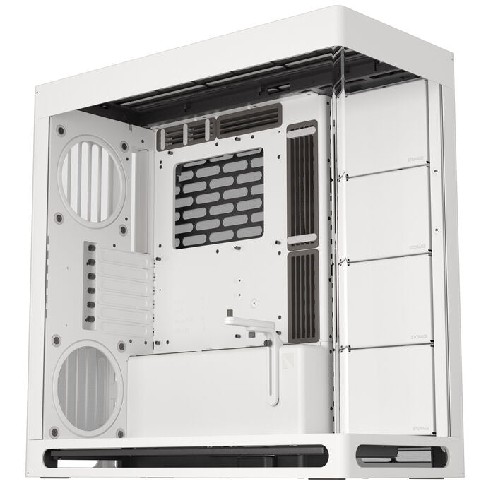 HAVN HS420 ATX Mid Tower White with Tempered Glass Side Panel and USB 3.2 Gen 2 Type-C, USB 3.2 Gen 1 Type-A Front Panel