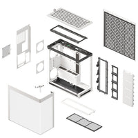 HAVN HS420 ATX Mid Tower White with Tempered Glass Side Panel and USB 3.2 Gen 2 Type-C, USB 3.2 Gen 1 Type-A Front Panel