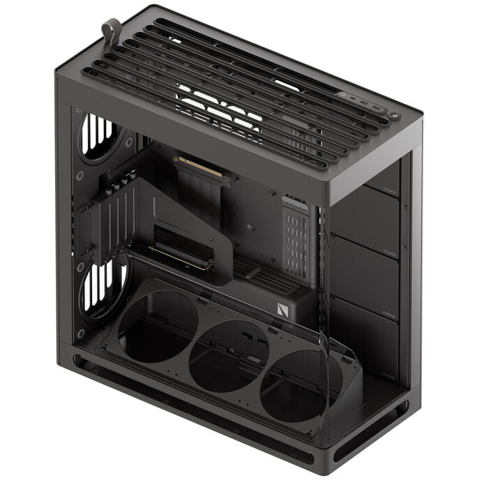 HAVN HS420 VGPU ATX Mid Tower Black Tempered Glass Side Panel, USB 3.2 Gen 2 Type-C and USB 3.2 Gen 1 Type-A