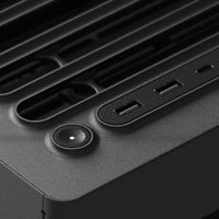 HAVN HS420 VGPU ATX Mid Tower Black Tempered Glass Side Panel, USB 3.2 Gen 2 Type-C and USB 3.2 Gen 1 Type-A