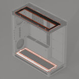 HAVN HS 420 Fan Brackets für 360 mm Radiatoren - weiß