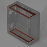 HAVN HS 420 Fan Brackets für 360 mm Radiatoren - schwarz