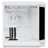 HYTE - Y70 Touch Infinite Dual Chamber ATX Mid Tower Modern Aesthetic Case with Integrated 2.5K IPS Touchscreen - Snow White