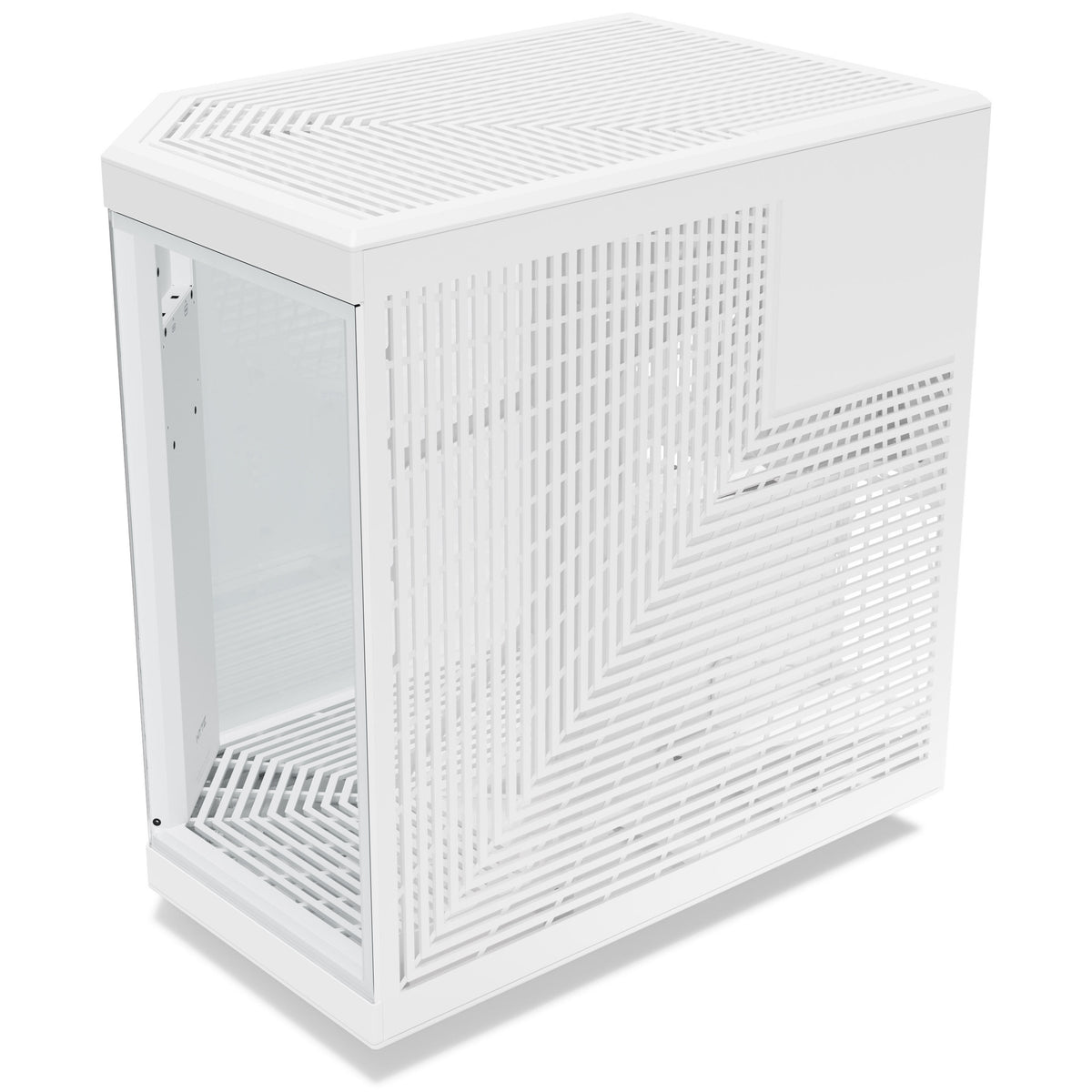 HYTE - Y70 Touch Infinite Dual Chamber ATX Mid Tower Modern Aesthetic Case with Integrated 2.5K IPS Touchscreen - Snow White