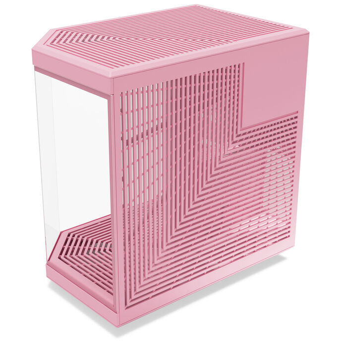 HYTE Y70 ATX Mid Tower Rose Lait Fraise Panneau Latéral en Verre Trempé