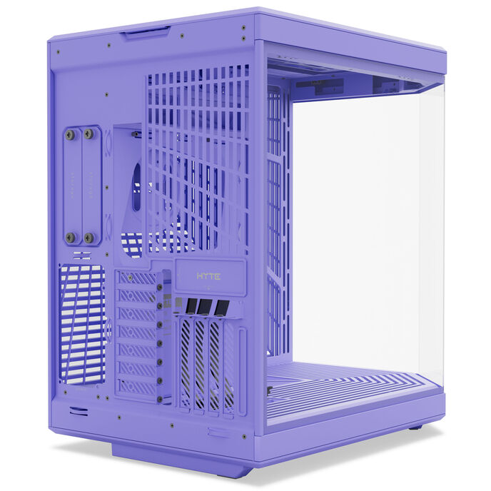 HYTE Y70 ATX Mid Tower Taro Milk Purple Tempered Glass Side Panel