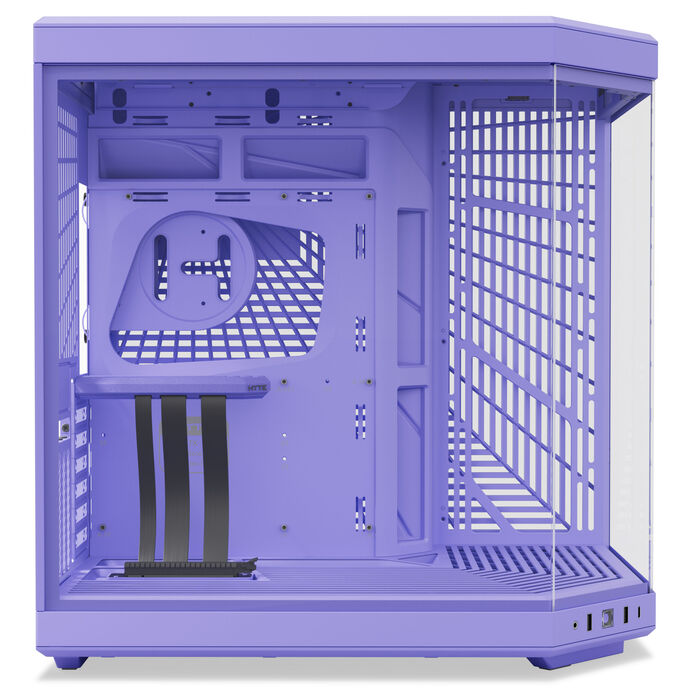 HYTE Y70 ATX Mid Tower Taro Milk Purple Tempered Glass Side Panel