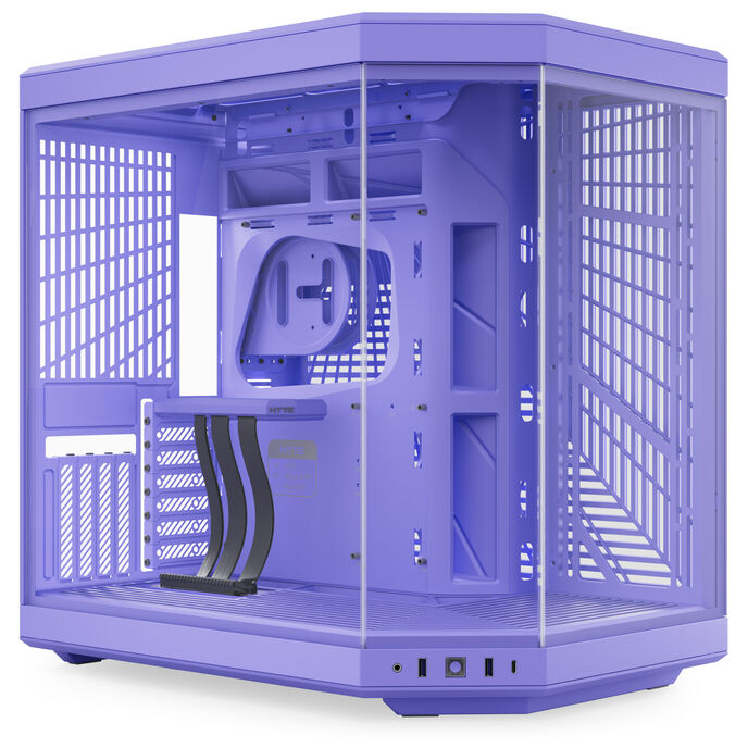 Hyte Y70 Midi-Tower, Tempered Glass - Taro Milk
