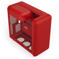 HYTE X50 ATX Mid Tower Red with Tempered Glass Side Panel