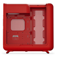 HYTE X50 ATX Mid Tower Red with Tempered Glass Side Panel