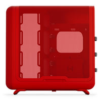 HYTE X50 ATX Mid Tower Red with Tempered Glass Side Panel