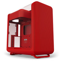 HYTE X50 ATX Mid Tower Red with Tempered Glass Side Panel