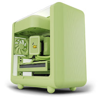 HYTE X50 ATX Mid Tower Green with Tempered Glass Side Panel
