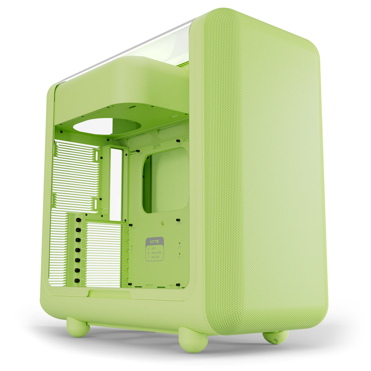HYTE X50 ATX Mid Tower Green with Tempered Glass Side Panel