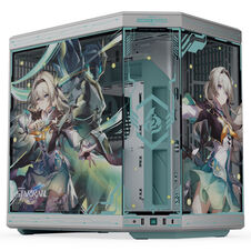 Hyte Y70 Firefly Japan Edition PC-Gehäuse, Midi-Tower, E-ATX Tempered Glass silber
