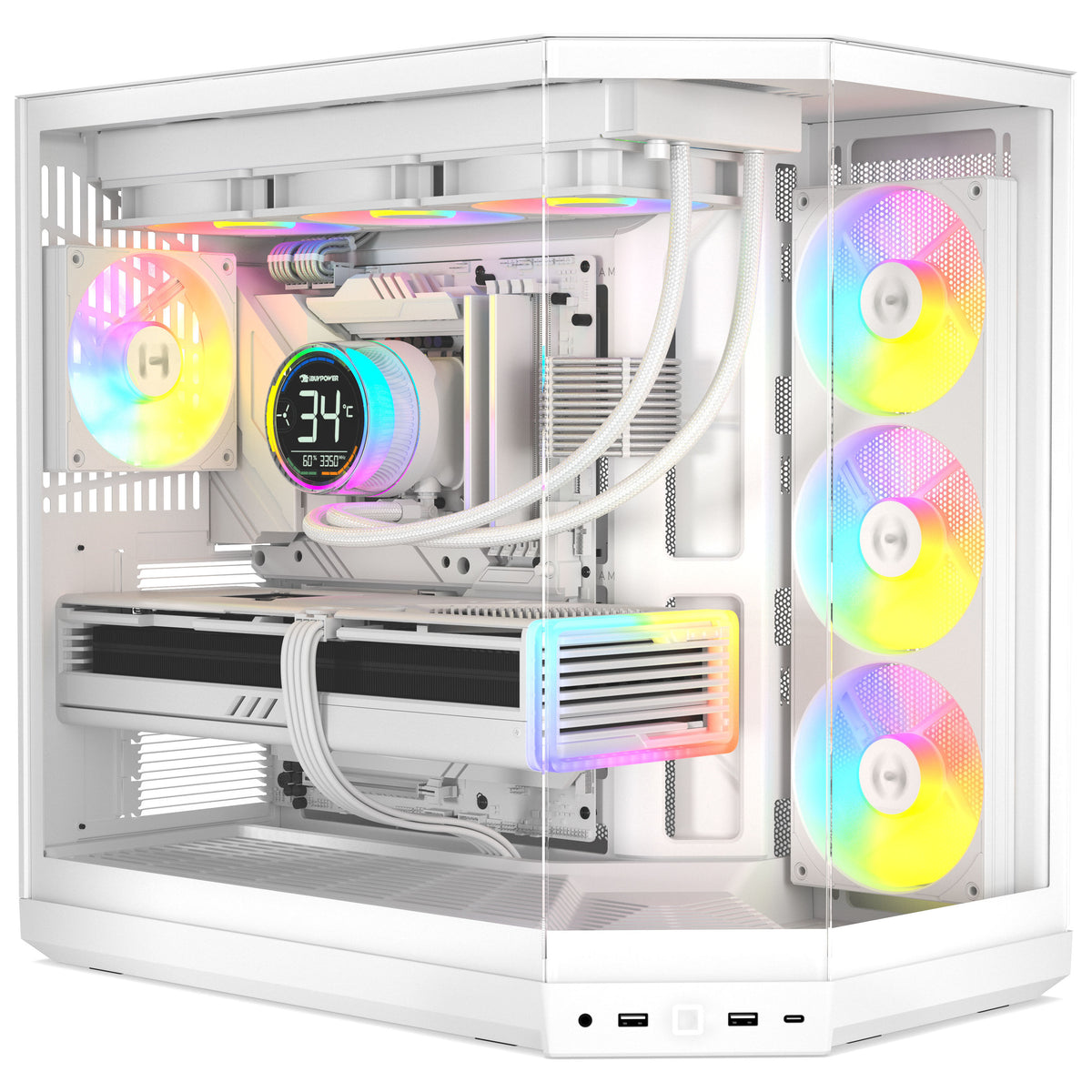 HYTE Y50 Snow White