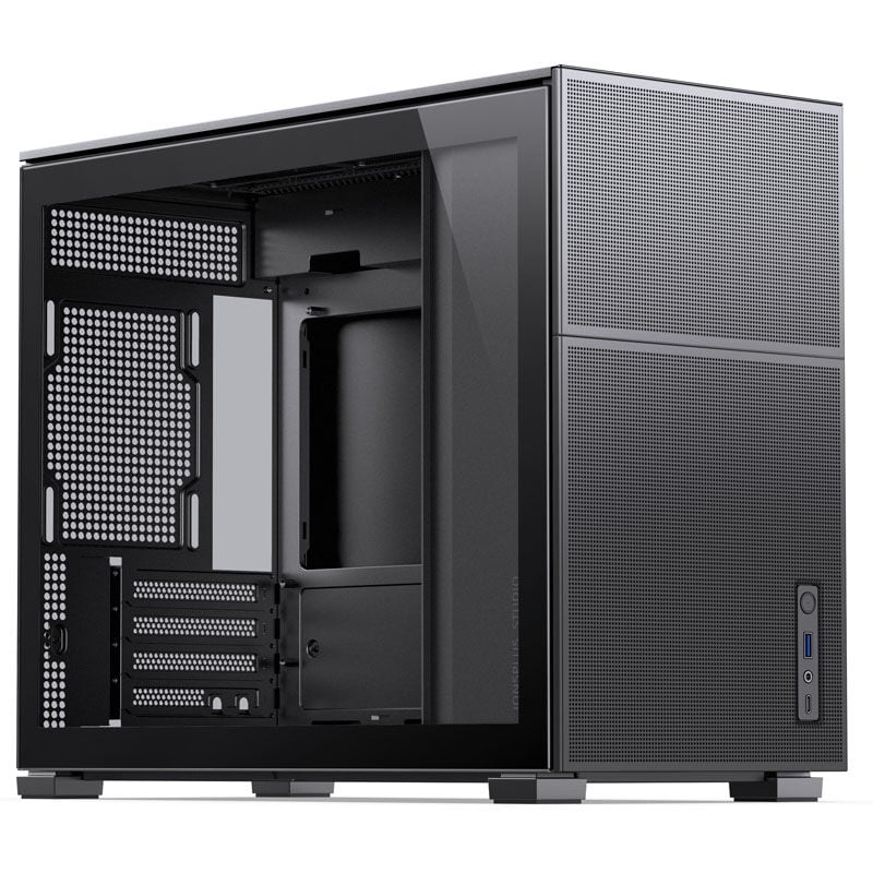 Jonsbo D31 MESH MicroATX Mini Tower Black Tempered Glass Side Panel