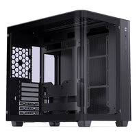 Jonsbo TK-3 ATX Mid Tower Black Tempered Glass Side Panel, USB 3.2 Gen 2 Type-C, USB 3.2 Gen 1 Type-A
