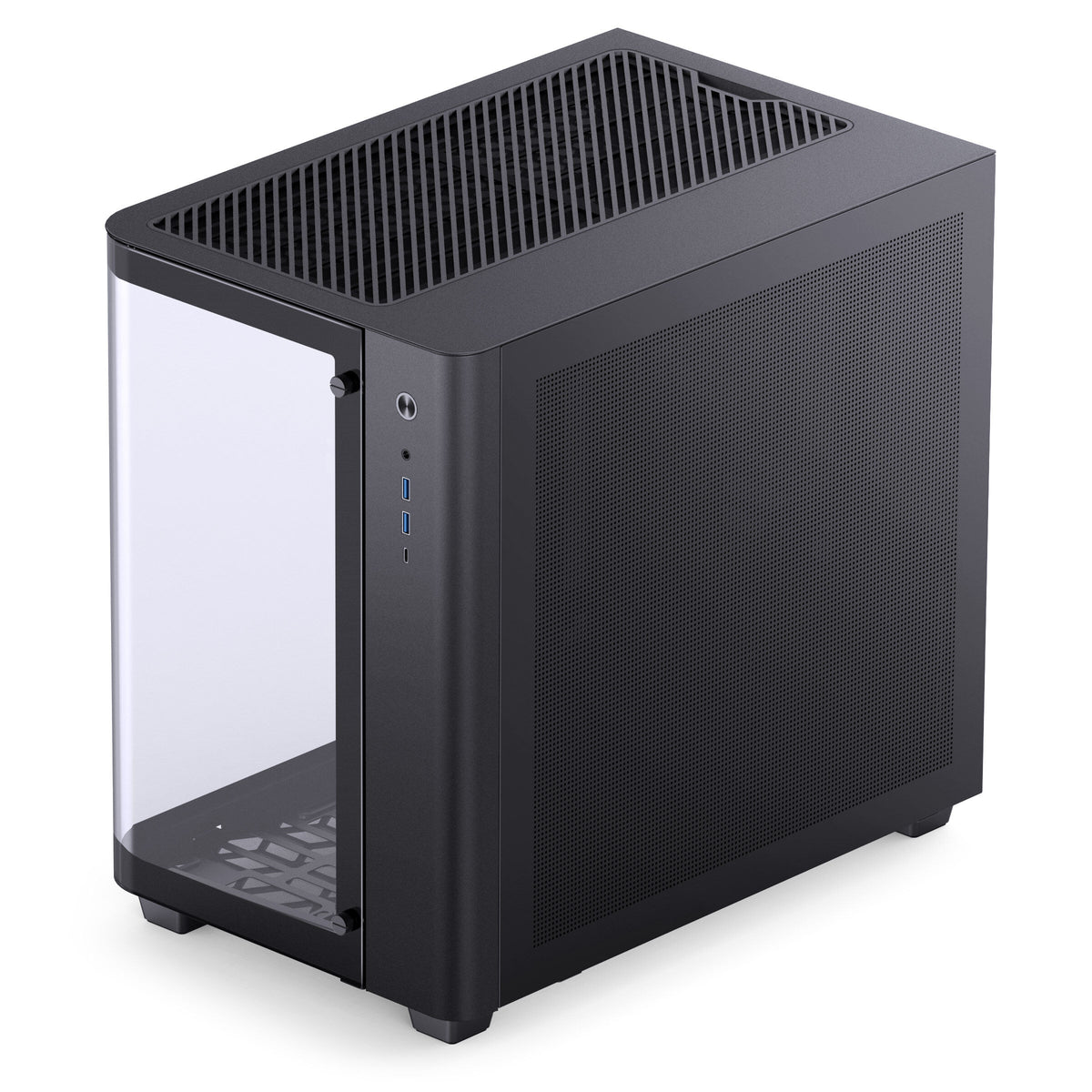 Jonsbo TK-3 ATX Mid Tower Black Tempered Glass Side Panel, USB 3.2 Gen 2 Type-C, USB 3.2 Gen 1 Type-A
