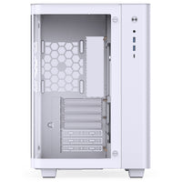 Jonsbo TK-3 ATX Mid Tower White with Tempered Glass Side Panel and USB 3.2 Gen 2 Type-C, USB 3.2 Gen 1 Type-A