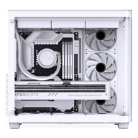 Jonsbo TK-3 ATX Mid Tower White with Tempered Glass Side Panel and USB 3.2 Gen 2 Type-C, USB 3.2 Gen 1 Type-A