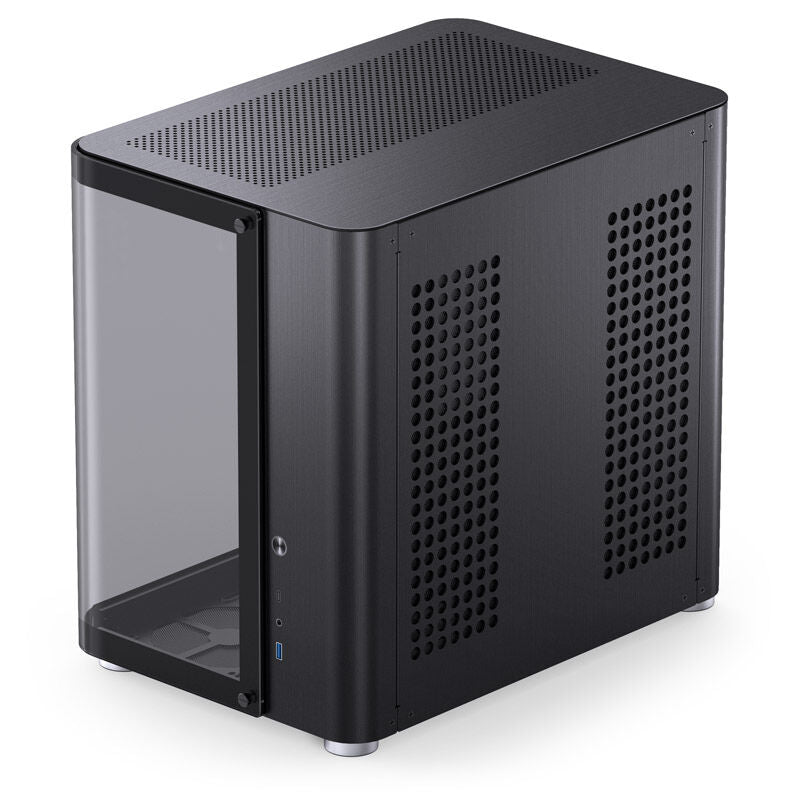 Jonsbo TK-2 2.0 ATX Mid Tower Black with Tempered Glass Side Panel and USB 3.2 Gen 2 Type-C USB 3.2 Gen 1 Type-A