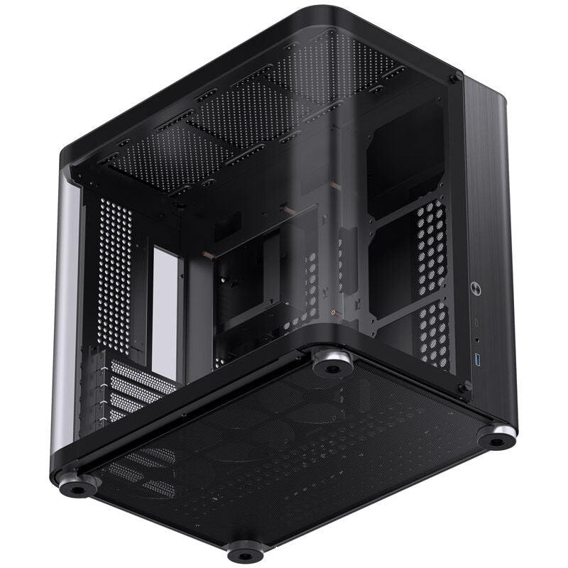 Jonsbo TK-2 2.0 ATX Mid Tower Black with Tempered Glass Side Panel and USB 3.2 Gen 2 Type-C USB 3.2 Gen 1 Type-A