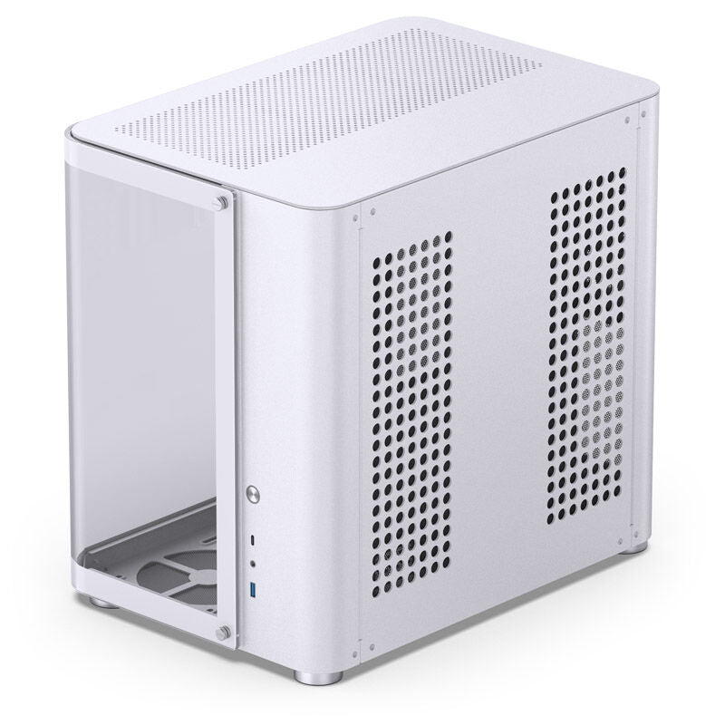 Jonsbo TK-2 2.0 ATX Mid Tower bianco con pannello laterale in vetro temperato e USB 3.2 Gen 2 Type-C, USB 3.2 Gen 1 Type-A
