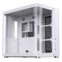 Jonsbo TK-2 2.0 ATX Mid Tower bianco con pannello laterale in vetro temperato e USB 3.2 Gen 2 Type-C, USB 3.2 Gen 1 Type-A