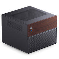 Jonsbo N4 Micro ATX Desktop Black / Brown Mesh Side Panel, USB 3.2 Gen 2 Type-C, USB 3.2 Gen 1 Type-A